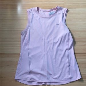 Pink athletic tank top